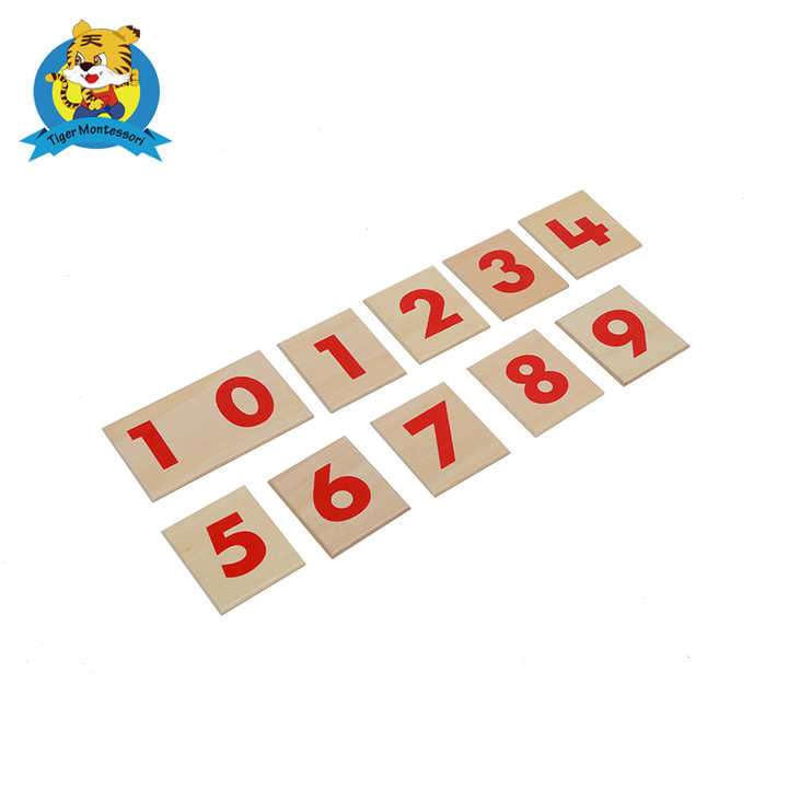 مواد مونتيسوري التعليمية الخشبية - مستلزمات عرض