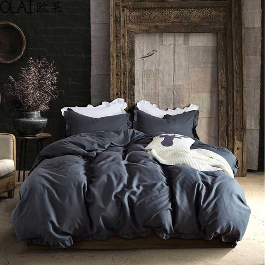Cheap Home Use Cotton Bedding Sheet Set, King Size Bed Sheets 