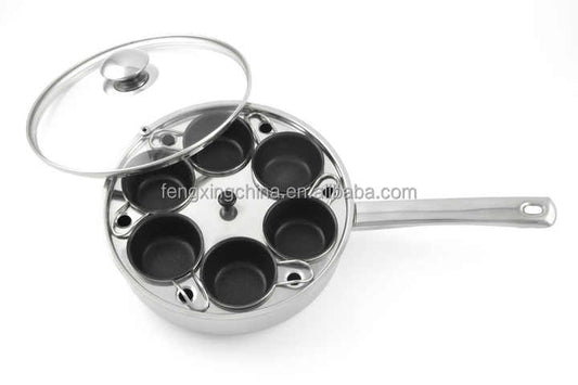 طهي البيض اواني القلي