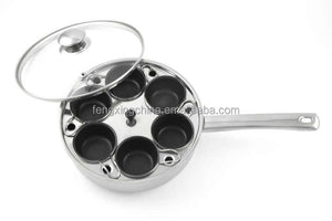 Cooking eggs frying pans 