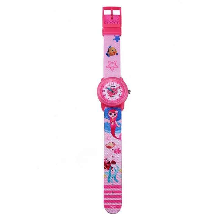 Waterproof 3D Cartoon Mermaid Quartz Watch 
