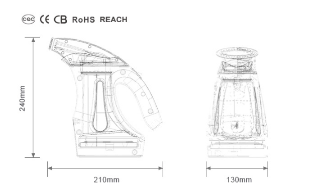 جهاز بخار كهربائي مصنوع - كوايه