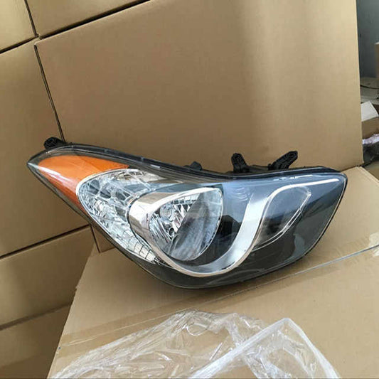 Front lighting system of a car 