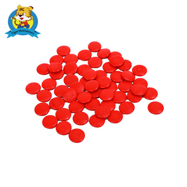 مواد مونتيسوري التعليمية الخشبية - مستلزمات عرض