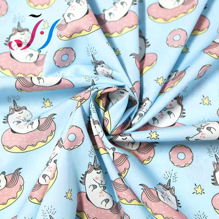 Cotton Woven Custom Digital - Plain Poplin Fabric 