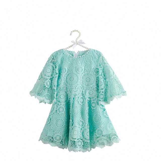 Wholesale Girls Party Dress Lace One Piece Elegant Dresses for Toddler Girls 