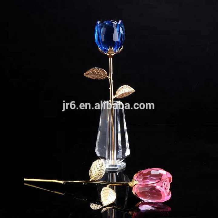 gh Quality Crystal Rose for Guest- Elegant and beautiful crystal rose 