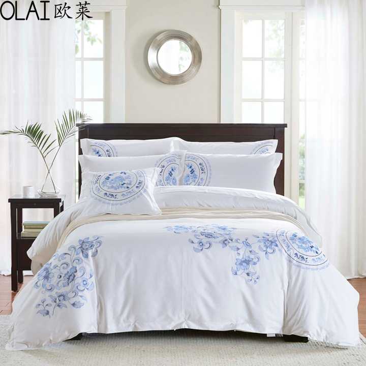 سرير أسرة مفردة فاخرة مجموعات فندقية فاخرة غطاء سرير Popular single bed linen sets hotel linen bed cover