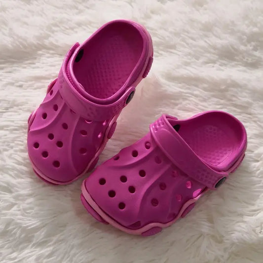 Cartoon girls' crocs