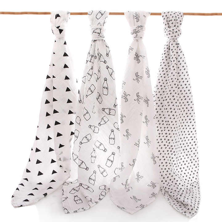Hot Sale Luxury Baby Muslin Swaddle Blanket 