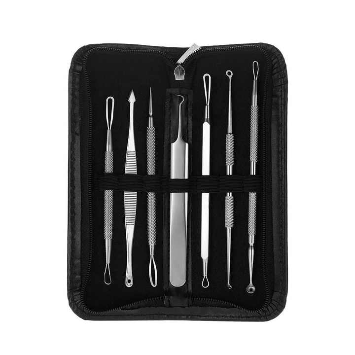 8pcs Facial Blackhead Acne Needles 
