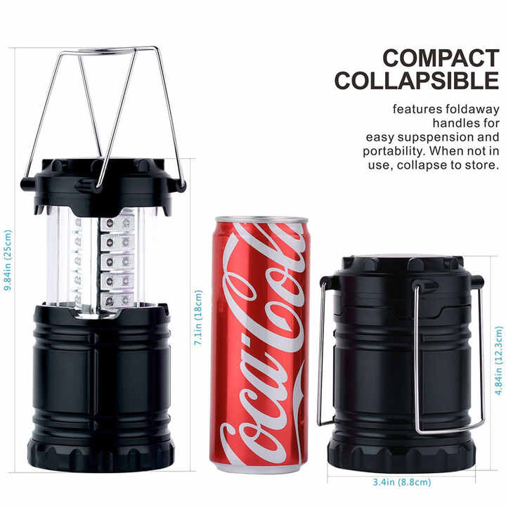 3 AA Batteries Collapsible 30 LED-3 بطاريات AA قابلة للطي 30 مصباح