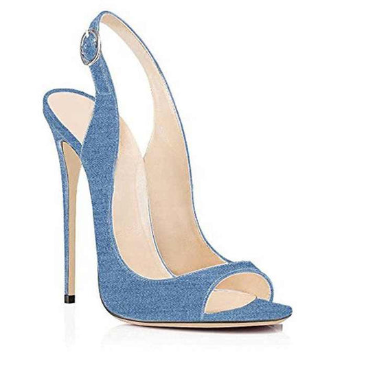 High-heeled women's shoes
