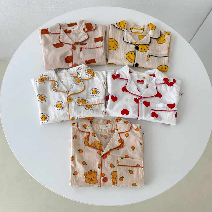 Long sleeve children's sleepwear 