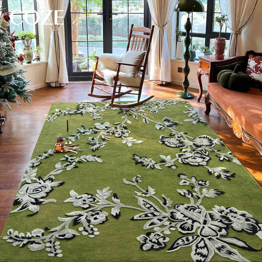 French style light rug for living room 