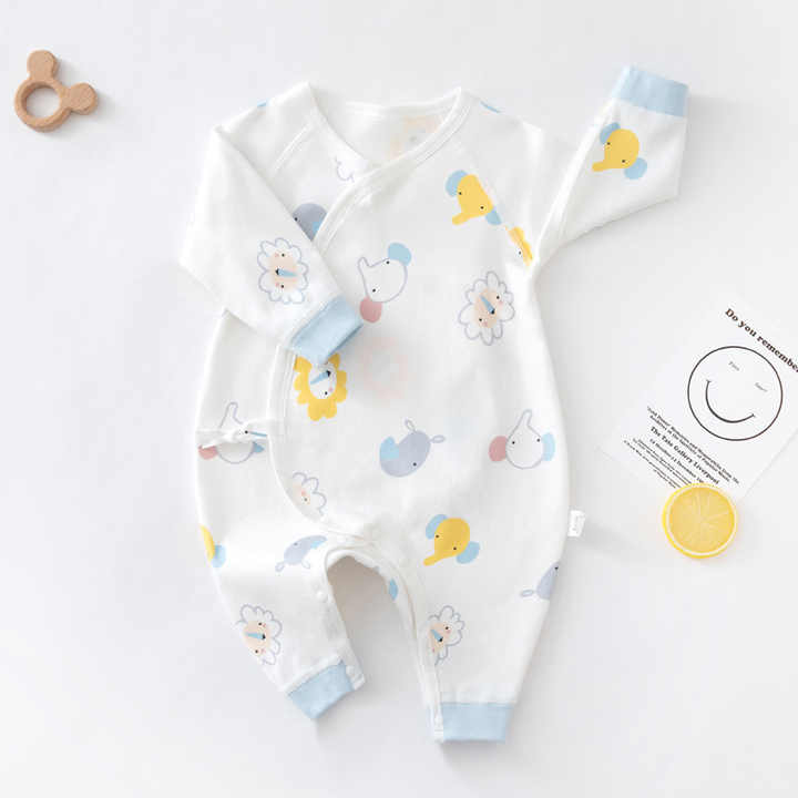 Children's long-sleeved cotton jumpsuit