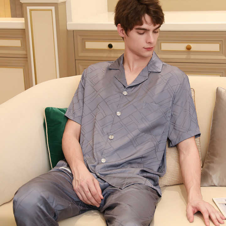 Men's short-sleeved sleepwear