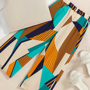 سروال طويل بأكمام قصيرة