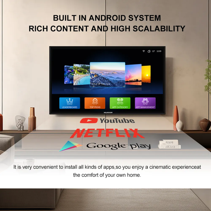 Modern portable smart TV 
