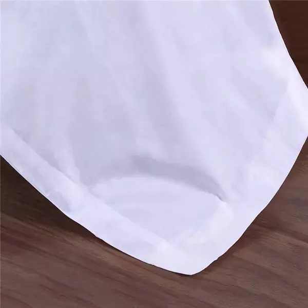 Luxury Hotel White 100% Cotton Bed Linen Bed Sheet Set 