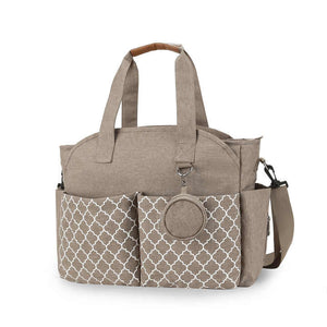 Shoulder Mommy Bag With Printed 