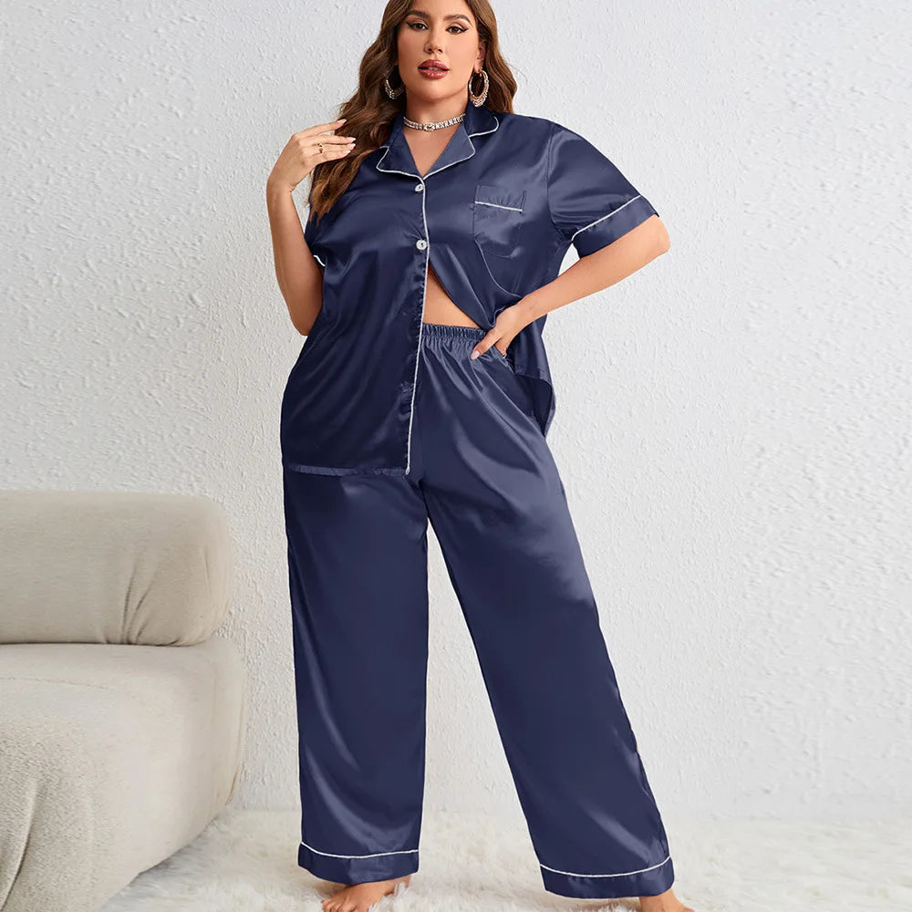 Women's long-sleeved pajamas 
