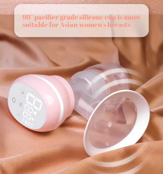 Electric silicone baby milk nipple made of plastic for milk extraction حلمة حليب أطفال سيليكون كهربائية من مادة بلاستيكية لاستخلاص الحليب