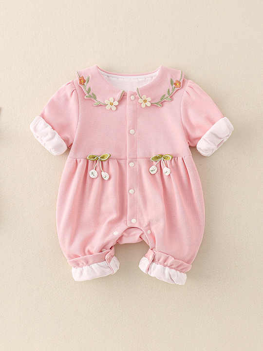 Newborn Girls Romper Set 