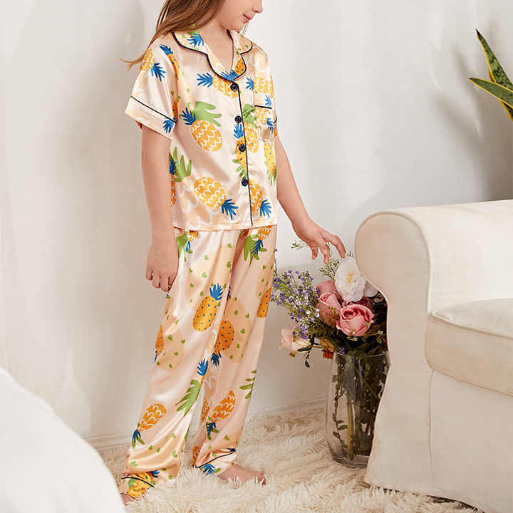 Long-sleeved summer pajamas 