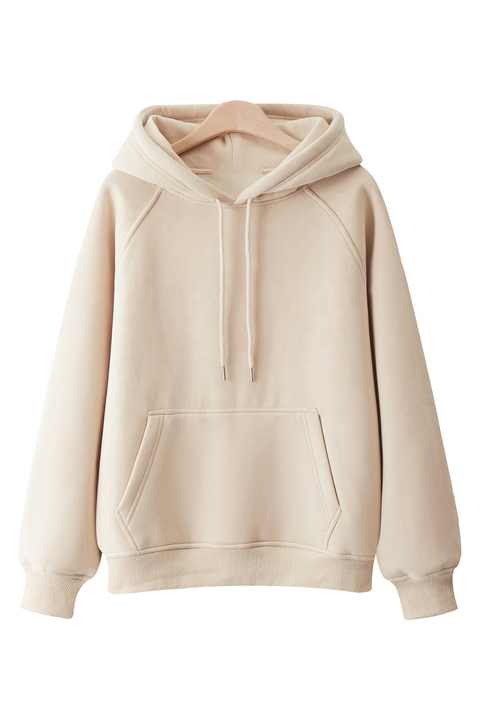 US High Quality Spring Women's Long Sleeve White Hoodie 