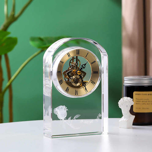 Living room clock decor 