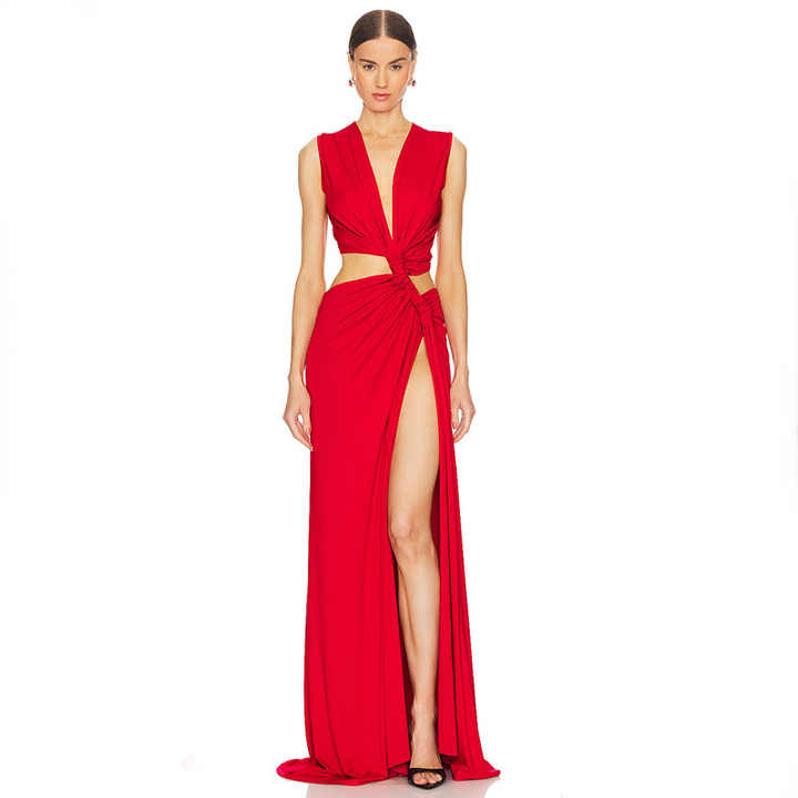 Stylish and sexy knitted women's dresses 