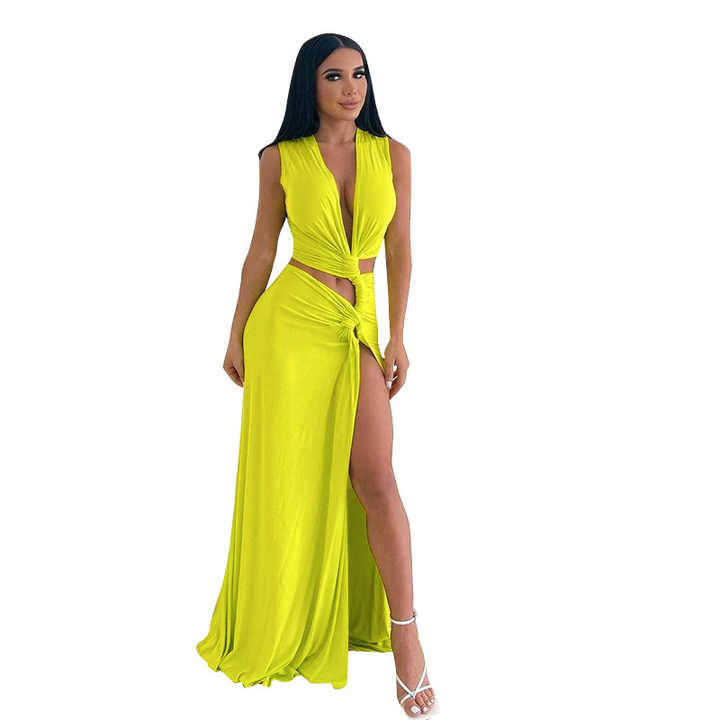 Stylish and sexy knitted women's dresses 