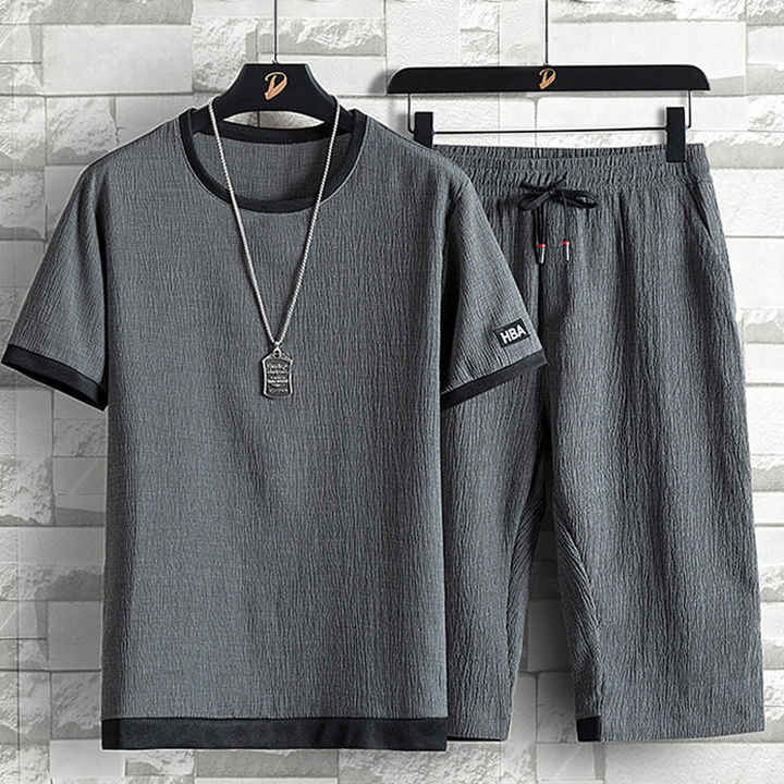 Men's Breathable T-Shirt Pants 