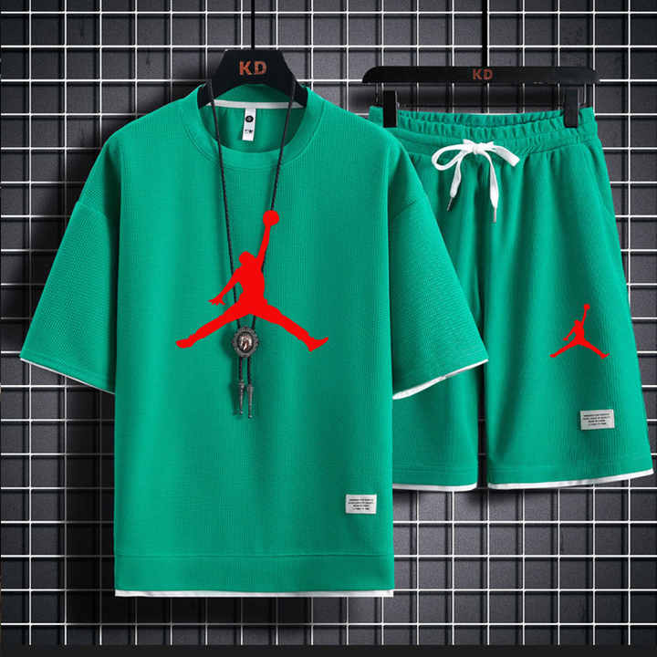 Wholesale, new men's suit, t-shirt pants set, men's casual clothing, men's tracksuit 