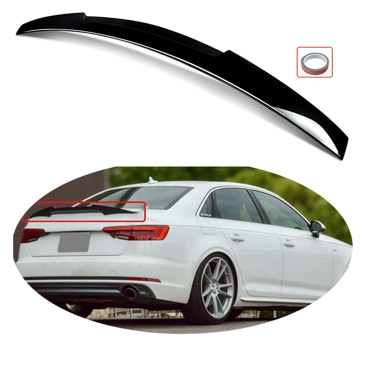 Rear Wing Spoiler Box For Audi A4 B8 Saloon 