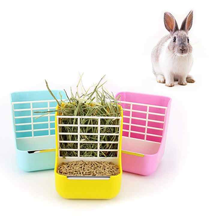 Rabbit straw feeding bowl, feeding bowl. Bowls and feeders 