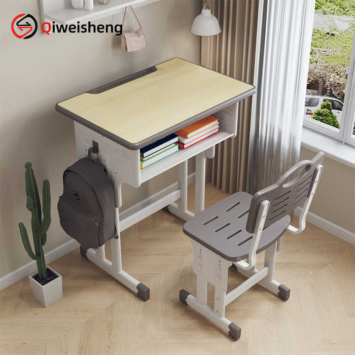 Height Adjustable Kids Study Table and Chair 