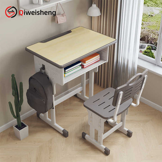 Height Adjustable Kids Study Table and Chair 