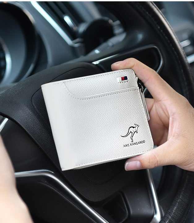 Designer Slim Leather Men's Wallet, RFID Blocking 