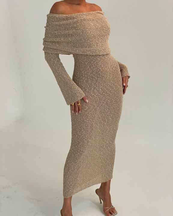 Tulle maxi dress