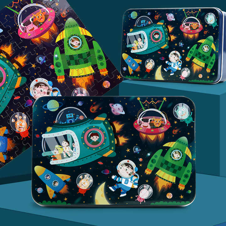 Kid Education Toys Iron Box Cartoon-Educational Toys for Kids 