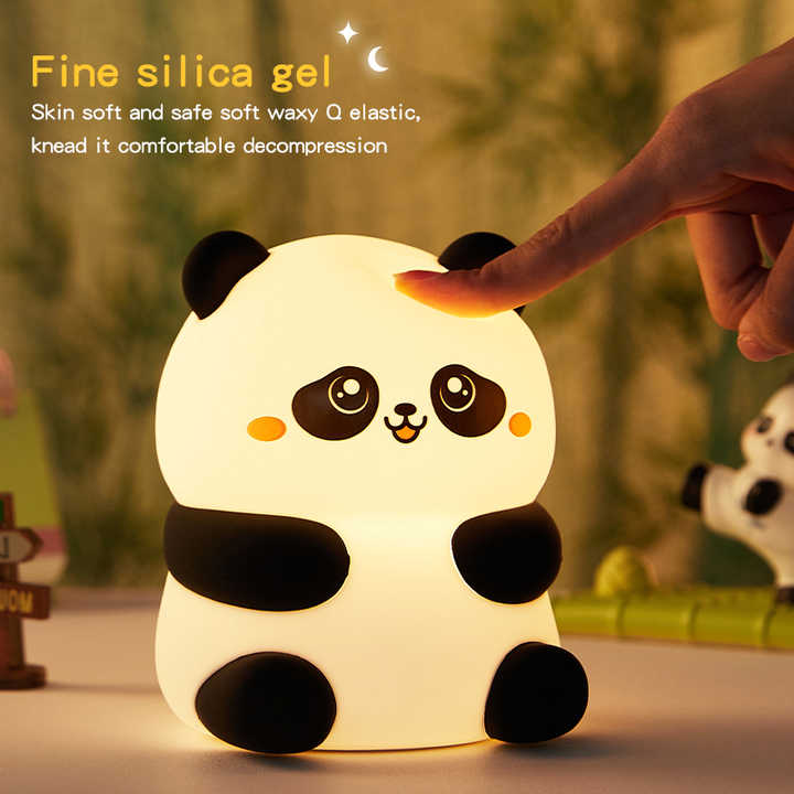 Small cartoon panda lamp 
