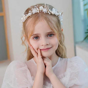 Children's Accessories Fairy Baby Princess Flower Girl Kids Headband Crown 