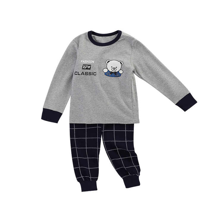 Long-sleeved cotton sleepwear 