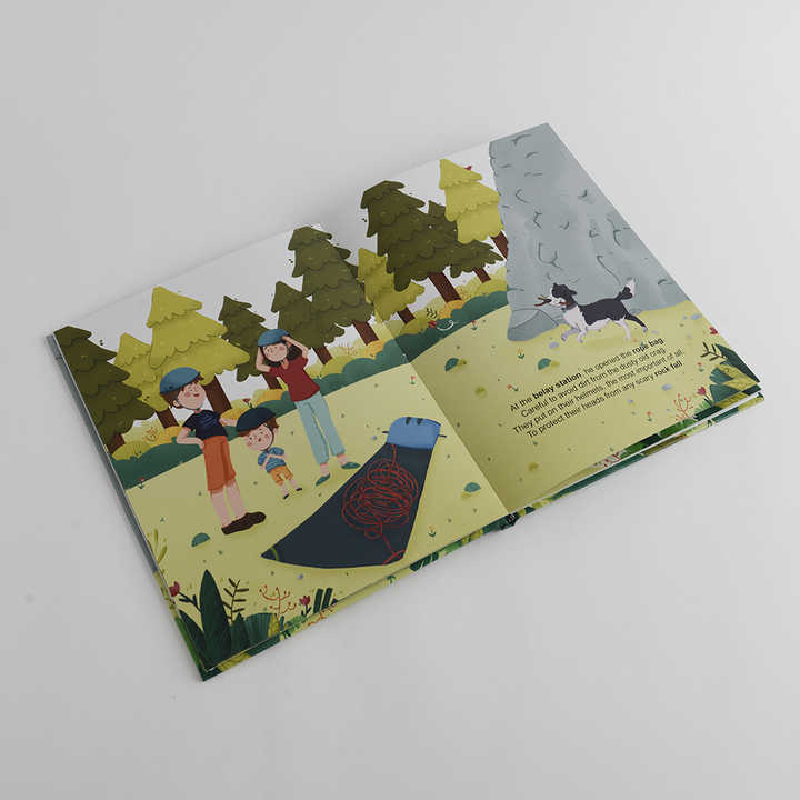 طباعة كتاب أطفال بغلاف مقوى عالي الجودة . High Quality Hardcover Children's Book Printing