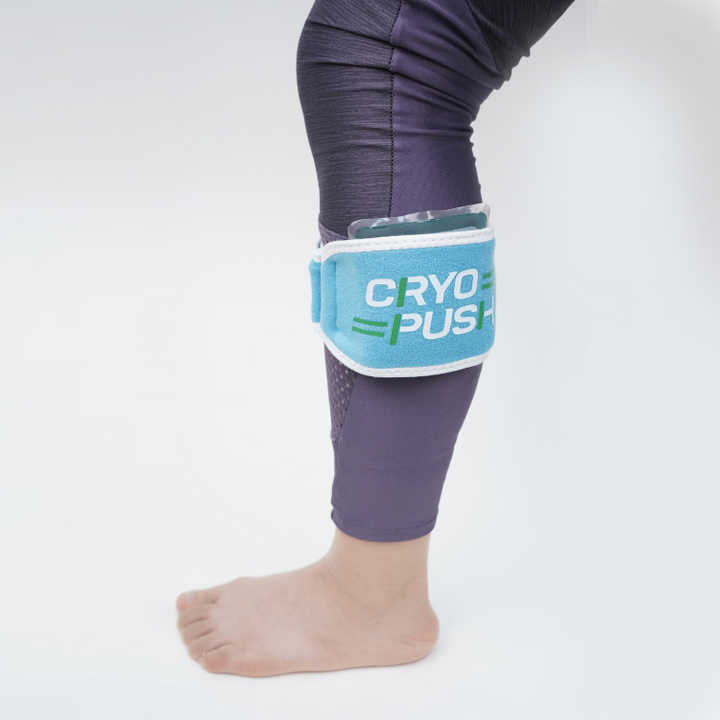 Cold compression therapy device for the knee with cooling injection medical devices 