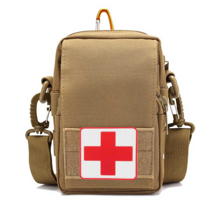 معدات طوارئ طبية تكتيكية محمولة مقاومة للماء . Waterproof Portable Tactical Medical Emergency Kit for