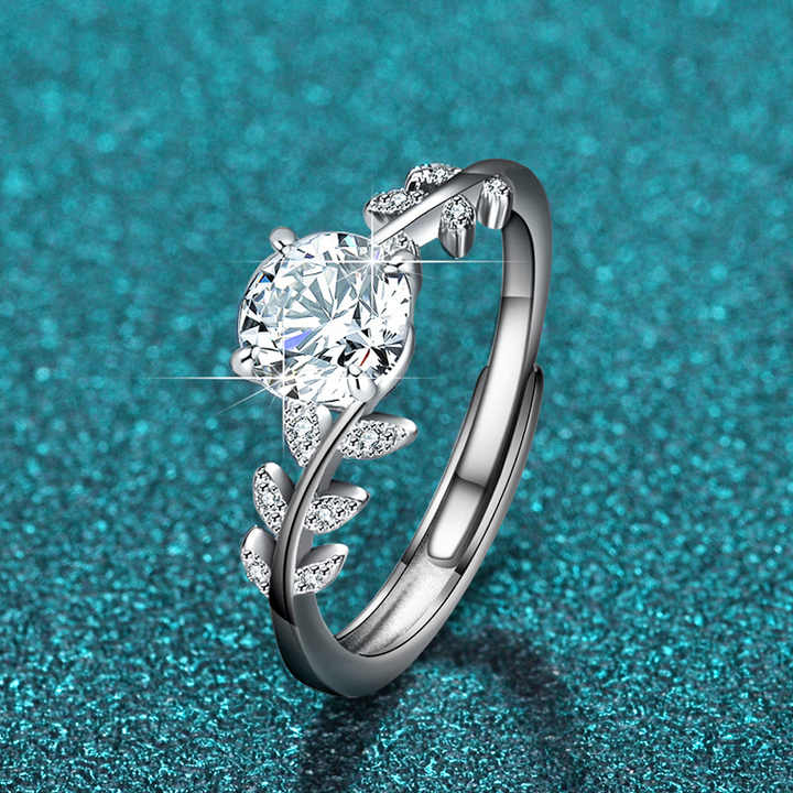 Laurel silver ring 