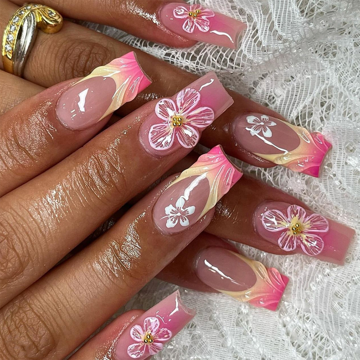 Acrylic Artificial Finger Fake Nails 